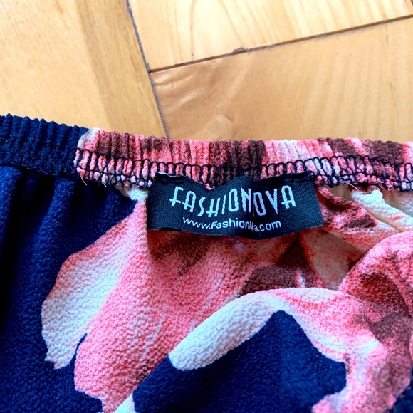 Floral Off Shoulder Body Suit - Picture 4 of 5